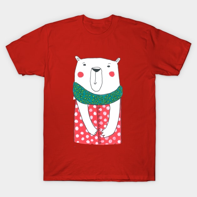 Strawberry Bear T-Shirt by DoodlesAndStuff